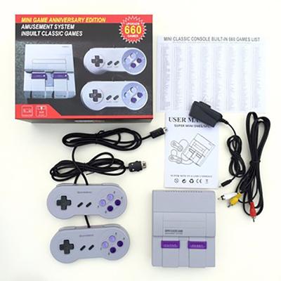 China Amazon Hot Selling Support Multi Players Handheld Game Console NES-660 8 Bit d25 for Entertainment Item 660 Games Mini Retro Video Game Console for sale