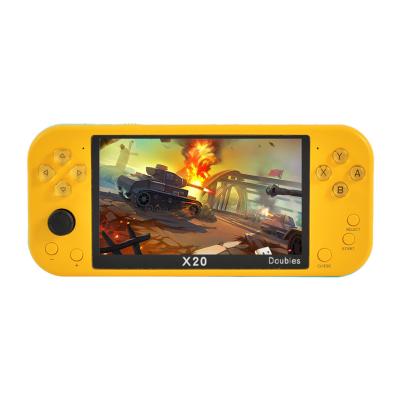 China Game Playing New Arrival X20 5.1 Inch Portable Retro Video Game Console 8GB Handheld Game Console for sale