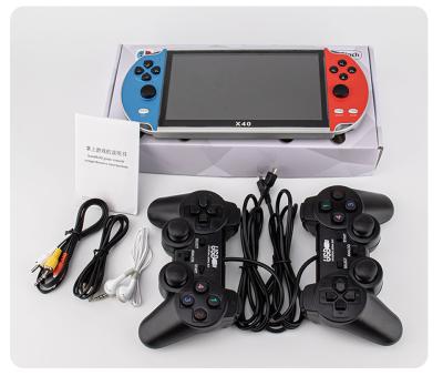 China ABS New Arrival X40 Max 7 Inch Hd 16g Big Screen Built In 16gb Handheld Game Console for sale