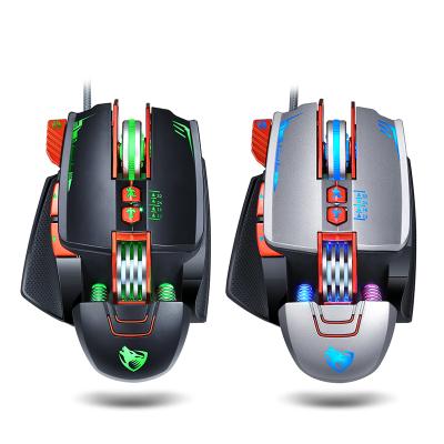 China Game USB Wired V9 Game Gaming Mouse 3200DPI Programmable Adjustable Custom Backlight 8 Button Mechanical Mice For Pro Gamer/LOL for sale