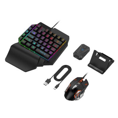 China Hot Selling ABS Gaming Mix Lite Mouse Keyboard Converter Combo Pack For Android Mobile Games for sale