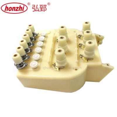 China Industrial Embroidery Machine Rail Parts (HZ-C-004) 6 9 12 Needle Roundhead Tention Base for sale