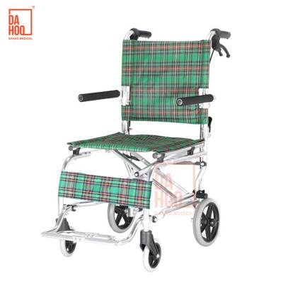 China Electric and Manual Height Adjustable Elderly Manual Cerebral Palsy Hospital Foldable Wheelchair Chair with Wheels Foot Rest and Nylon Seat for sale