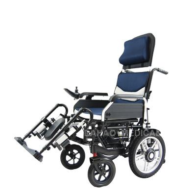 China Wholesale Multifunctional Folding Portable Handicapped Disabled Wheelchair High Back Electric Wheelchair for sale