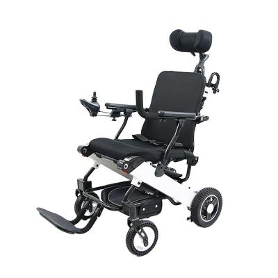 China Wholesale Electric and Manual Disabled Power Wheelchair Folding High Back Big Wheel Electric Wheelchair for sale