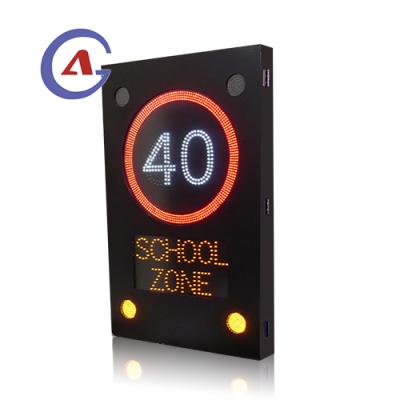 China Road Safety MUTCD Standard Led Radar Speed ​​Display Driver Return Sign for sale