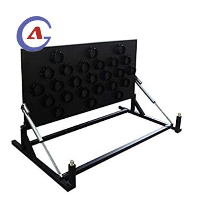 China 25pcs Aluminum Led Flash Amber Trailer Mounted Boom Solar Panel for sale