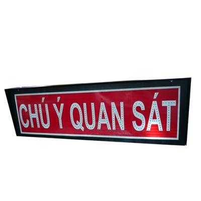 China Solar Led Metal Flashing Safety Road Traffic Warning Sign for sale