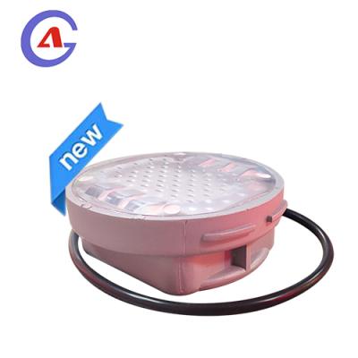 China Hight Shine IP68 Road Reflector Safety Aluminum Road Marker Led Solar Reflective Road Stud For Pedestrian Crossing for sale