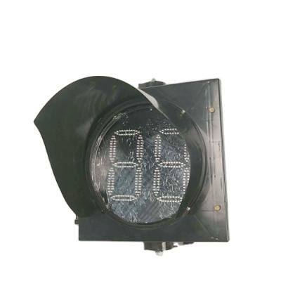 China Traffic Safety 400mm Traffic Light Countdown Timer Module 2 Digit Led Countdown Timer Green Yellow Red for sale