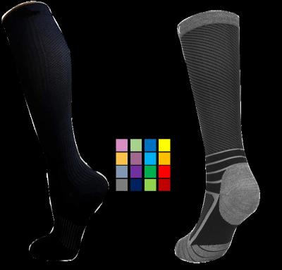 China Breathable Custom Logo Sport Compression Socks 20-30 mmHg Compression Women Socks Women Sport for sale