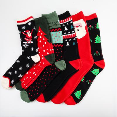 China Custom Unique QUICK DRY Crew Thick Winter Designer Christmas Warm Socks Wholesale for sale