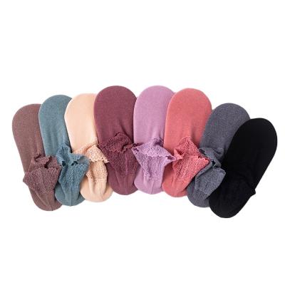 China Wholesale QUICK DRY No Show Winter Thick Socks Warm Invisible Women's Lace Socks Women for sale