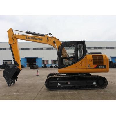 China Construction Material Shops New Liugong CLG915E Construction Equipment 15 Ton Mini Digger Excavator for sale