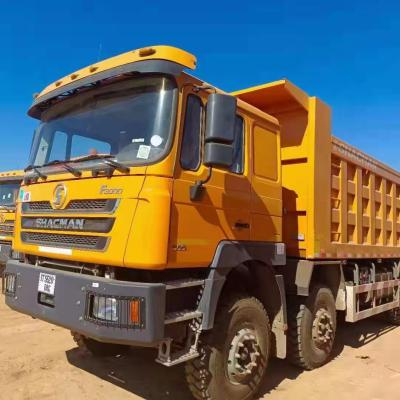 China HYVA Front Lifting Cylinder SHACMAN 430hp LHD F3000 8X4 MINING DUMP TRUCK for sale