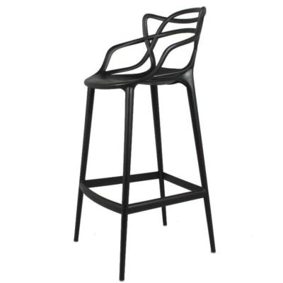 China Hot Sale Modern Wholesale Fashionable Modern Outdoor Black Plastic Dining Chair for sale