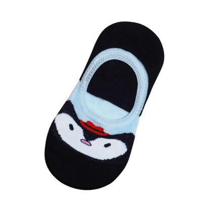 China Sports Children's Cute Invisible Cartoon Pattern Candy Color Animal Socks for sale