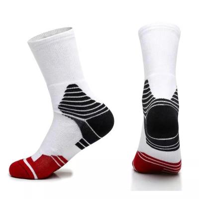 China Professional Sports Breathable Outdoor Thick Buckle Elite Socks Basketball Custom for sale