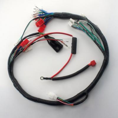 China The ZJ-125 cc and CG-125 motorcycle harness wire with 5 gear shift whole body wiring motorcycle electrical wire harness CG-125 cable for sale