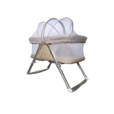 China Foldable Swing Foldable Baby Mosquito Net Baby Crib Portable Baby Cradle for sale