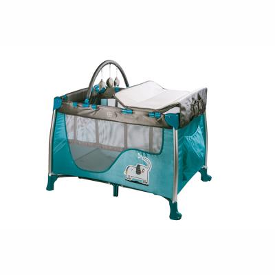 China Wholesale Foldable Child Bed High Quality Baby Travel Cradle Hutch Baby Playard Bed Folding Baby Playpen for sale