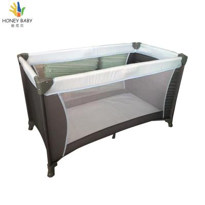 China Cheapest Luxury Newborn Multifunctional Crib Baby Side Side Baby Playpen White Bed for sale