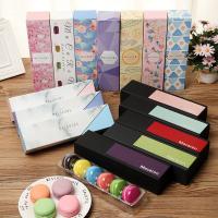 Cina Scatola variopinta del cassetto del cartone dell'imballaggio di Macaron, imballaggio per alimenti amichevole di Eco in vendita
