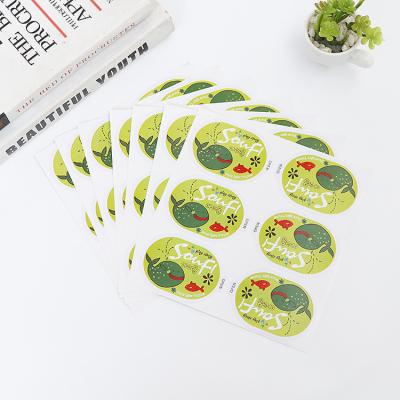 China Children'S Logo Label Stickers Cartoon Transparent Electrostatic Label for sale