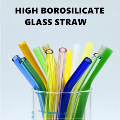 Cina Vetro borosilicato bevente termoresistente Straw Eco Friendly in vendita