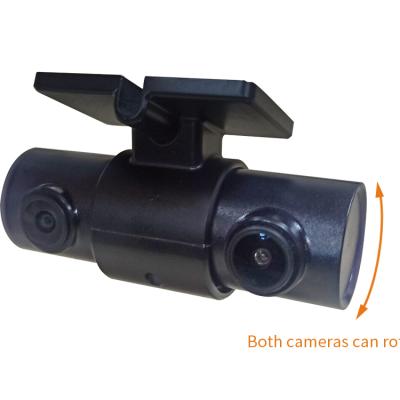 China Mini Rotatable 1080P AHD Dual-Lens Vehicle Camera Starlight Version Car Two Way Audio Camera for sale