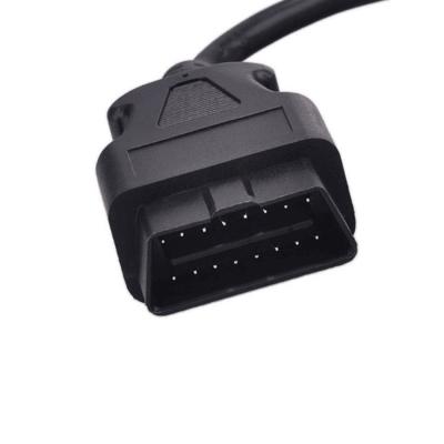 China OBD 16 Pin Male Plug Connector to read vehicle QH-EX-ODB data for sale