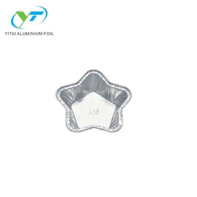 China Eco - Friendly New Arrival Star Shape Aluminum Foil Bakery Home Use Container for sale