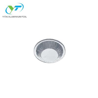 China Eco - Friendly Mini Container 15ML Egg Tart Aluminum Foil Dessert Tray for sale