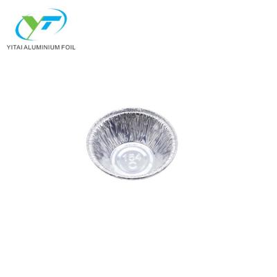 China Eco - Friendly Small Aluminum Foil Porcelain Maker Round Eggs Bakery Tray Malaysia Market Use 154c for sale