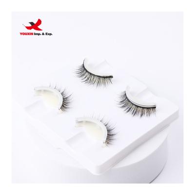 China 2022 FENGFLY Amazone Hot Selling Fashionable Wholesale Hand Made Synthetic Hair Lashes Full Strip Eyelashes for sale