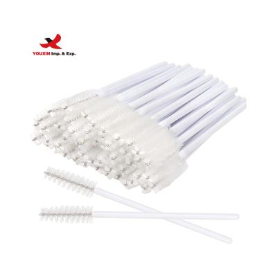 China disposable & FENGFLY Eco-Friendly White Lash Brushes Extensions Makeup Brush Eyelash Mascara Wands Applicators Tool Kit for sale