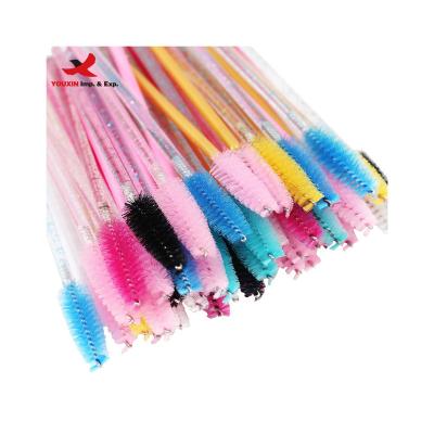 China disposable & FENGFLY Eco-Friendly Glitter Eyelash Mascara Brushes Empty Mascara Wands Tubes With Brush Mascara Wick Wands for sale