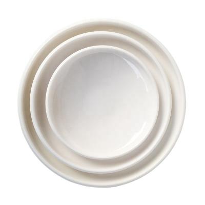 China AIMI Sustainable Custom White Melamine Tableware Discount Melamine Tableware Melamine Stock for sale