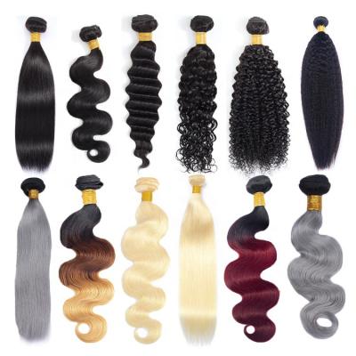 China Wholesale 100% Silky Straight Virgin Hair Bundles Real Wave Wig Customized Remy Hair Extension for sale