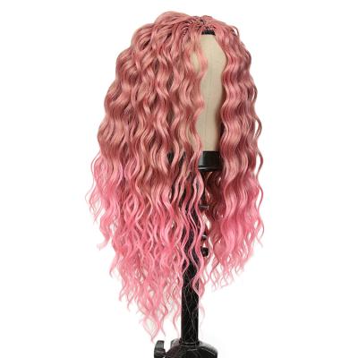 China Any Face Shape Wholesale 18/24 Inch Russian Hair Bundles Synthetic Hawaiian Curl Hair Extension for sale