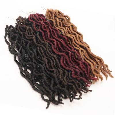 China Wholesale Curly Afrain Hair Synthetic Braiding Hair Dreadlocks Dirty Braided Extensions for sale