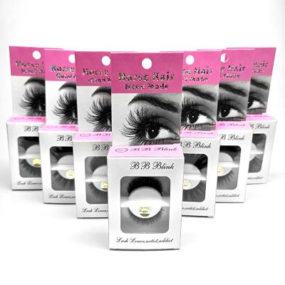 China Natural Luxury Grade 3D Long Handmade Fans Easy Fanning Lashes Custom False Eyelash for sale