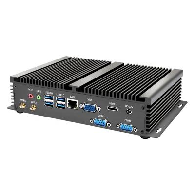 China Advantech 12V PXE Advantech 12V Mini PC I7 10510U Win 11 Linux Brother Industrial PC Rugged Embedded Case Barebone PC Din Rail Fanless Rack for sale