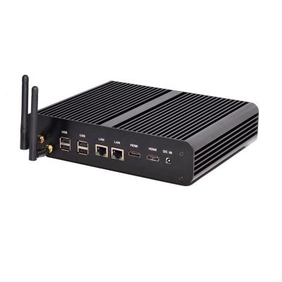 China Fanless System 0.00dB Core HD Graphics i7-4500U 2 HD Graphics 4K LAN Mini PC Case 12V Slim Micro PC Win10 RAID Gaming Desktop Fanless Small Tower for sale