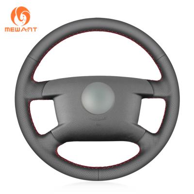 China DIY Perfectly Fit Hand Car Stitching Steering Wheel Covers For Volkswagen Caravelle 2003-2006 T5 Wagon for sale