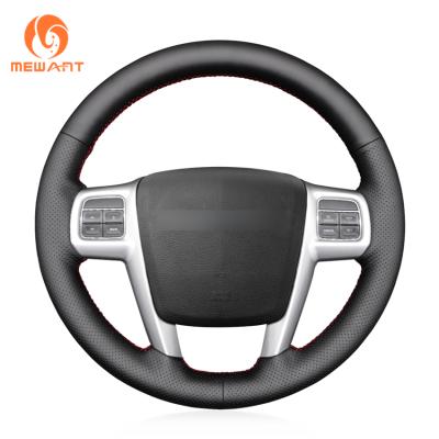 China Feel Comfortable Hand Stitch Leatherette Steering Wheel Cover For Chrysler 200 300 Town & Country Voyager Grand 2011 2012 2013-2016 for sale