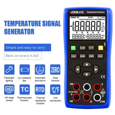 Cina VICTOR 01S Generatore di segnale di temperatura Temperatura fonte calibratore di processo multimetro in vendita