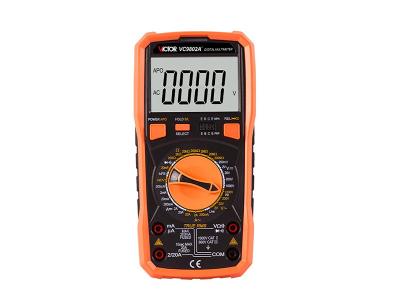 중국 Victor Vc9802a+ Digital Multimeter Manual Range For Measuring Resistance 판매용