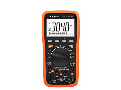 China Anti Interferential LCD Display Multimeter Digital Auto Range Meter VICTOR 86C for sale