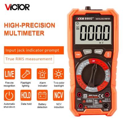 China 6000 Counts VICTOR 890G+ Manual Ranging Digital Multimeter EN61010-1 universal multimeter for sale